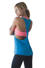 Women Fitness Top Sexy Tank Top Blusa Dry Quick Loose Vest Sport Sleeveless Vest Singlet for Running Vest Top Crop Bralette
