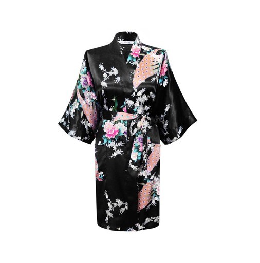 2015 Silk Kimono Robe Bathrobe Women Satin Robe Robe Longue Femme For Women Night Sexy Robes