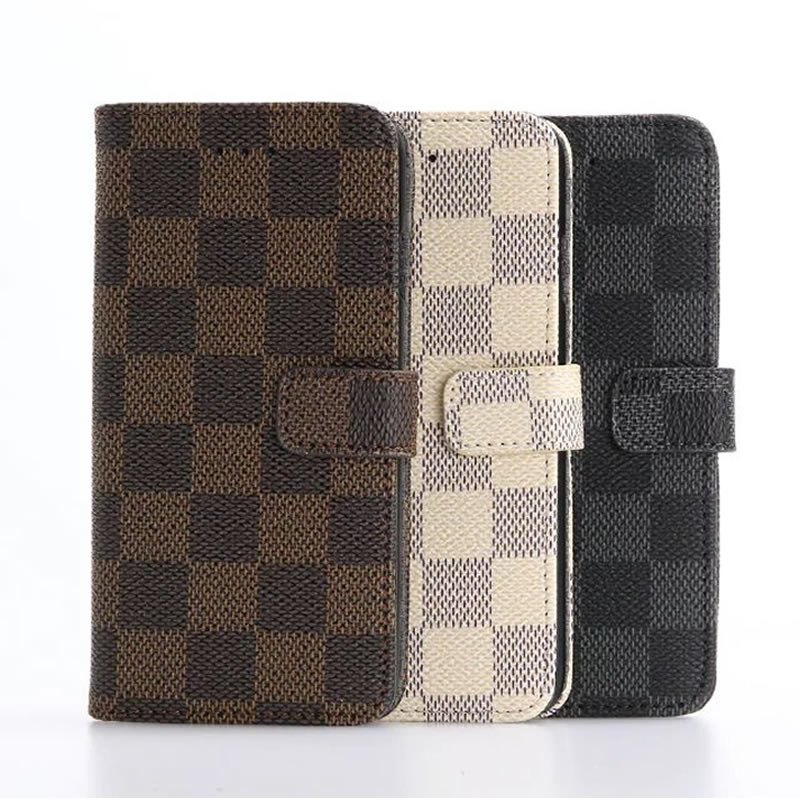 For Sony XP High Quality Elegant font b Tartan b font Design Wallet Card Holder Stand