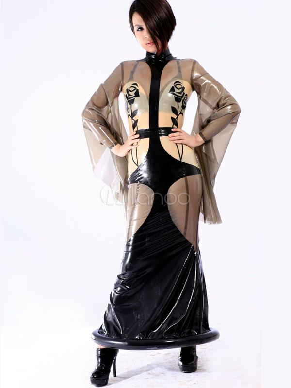High Quality Halloween Carnival Party Multi Color Rose Print Unisex Unique Latex Zentai Suit