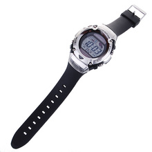 Sport Watch For Women and Men Solar Powered Waterproof EL Digital Stopwatch Sport Wristwatch Black Relogio