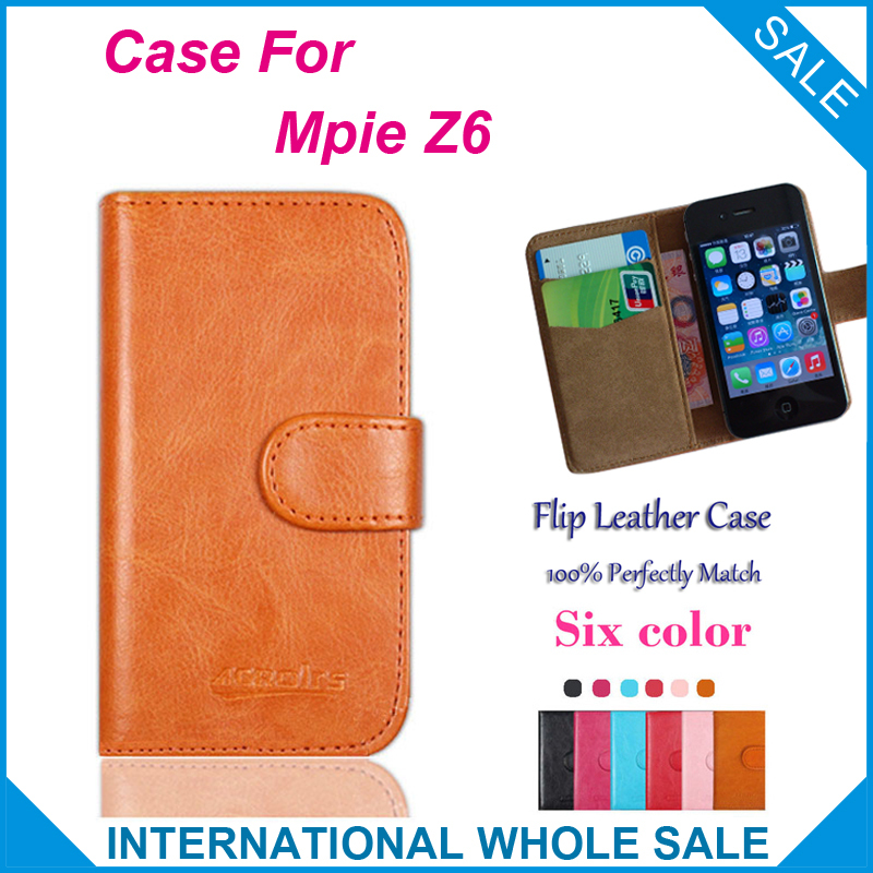 Mpie Z6 Case New 2015 items Factory Price Flip Leather Cover For Mpie Z6 Case tracking
