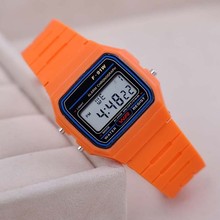 2015 New Fashion Sport Watch Multifunction Jelly Wristwatch For Men Women Kid Colorful Electronic Led Digital