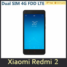 Original Xiaomi Redmi 2 Android Phone Red Rice 2 1S Xiaomi Hongmi 2 Mobile Phone Qualcomm Quad Core 4.7inch IPS 3G&4G Smartphone