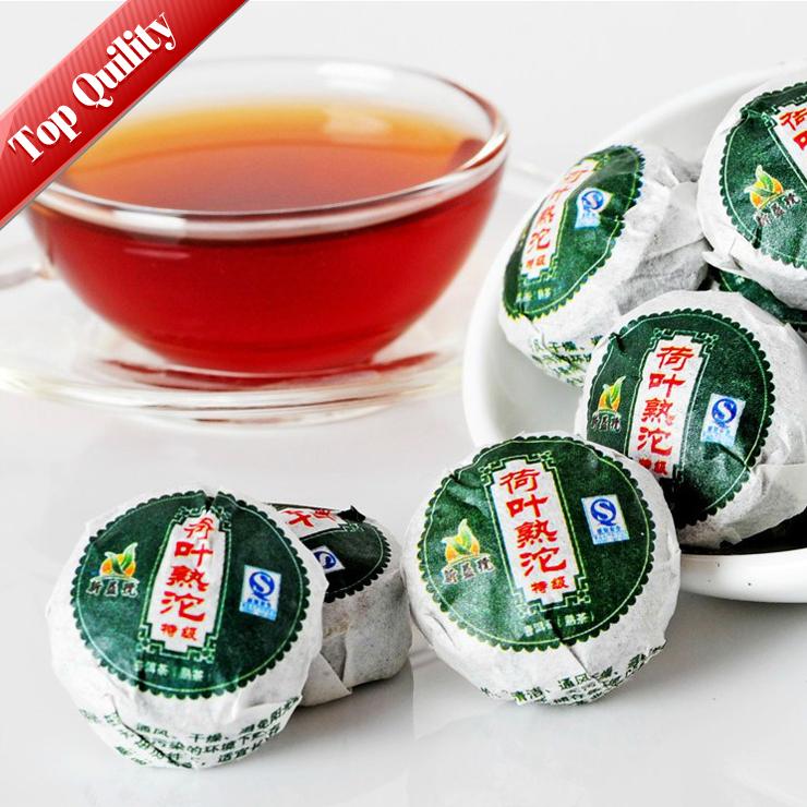 Lotus Leaf Flavors Green Health Care Slimming Puer Tea Menghai Chinese Tea Buy 100pcs To Send