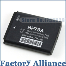 BP70A 70A BP-70A Camera Battery for SAMSUNG ST66 ST700 ST88 ES65 MV800 PL120 PL170 ES80 PL20 ST30 ST60 ST70 ST80 ES70 ST65 ES95