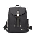 Letters Print Women New Korean Style Casual Backpack Solid Color Durable Nylon Bag Fashion Drawstring Flap