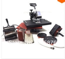 heat sublimation machine multi function caps plate mug t-shirt heat press machine 7 in1