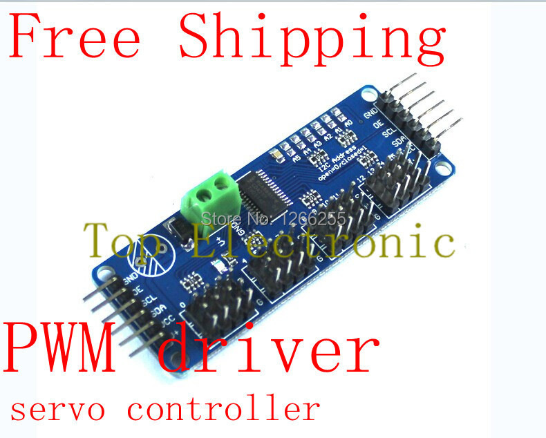   16  12-  /  driver-i2c interface-pca9685  arduino  raspberry pi   