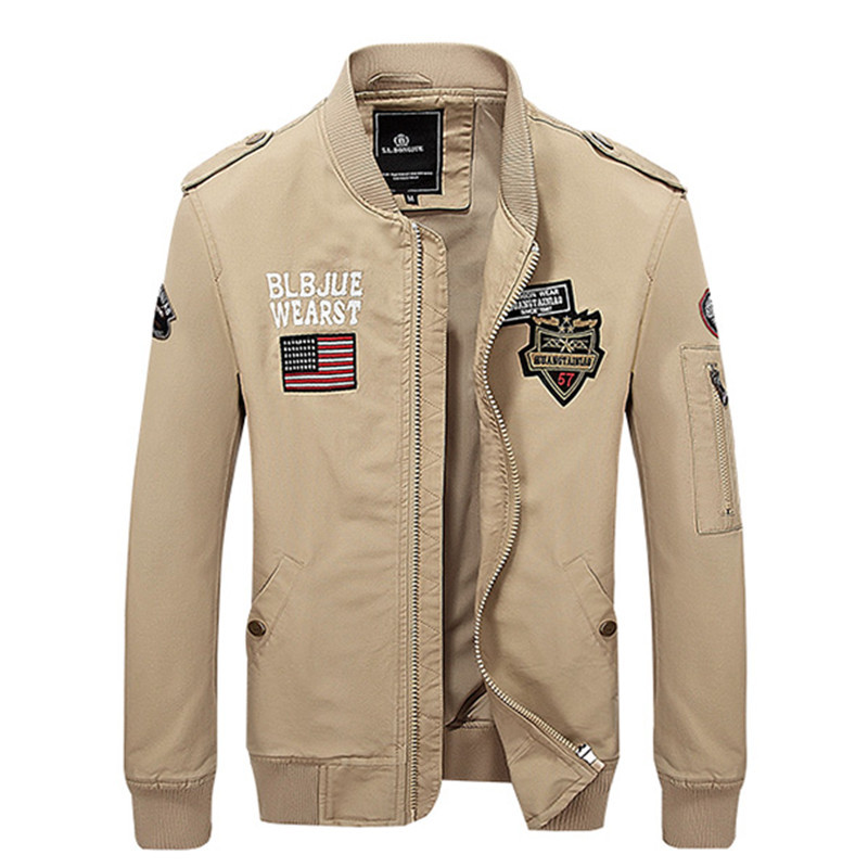 Men's Tactical Jacket Air Force One Men's Jacket Coat Male The Expendables 3 Outdoor Sports Tactical Clothing Plus Size M-4XL
