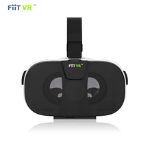 Fiit VR Virtual Reality 3D Smart Glasses Headset Oculus Rift Google Cardboard Head Mount Video Helmet for 4.0′-6.5′ phone