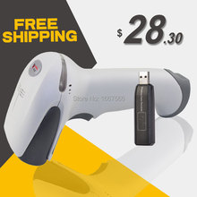 Free Shipping!!! RD-1908 Wireless Barcode Scanner wireless laser barcode reader scanner USB handheld wireless barcode reader