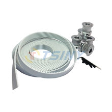 5pcs 18 Teeth 3M Pulley Bore 5/6/6.35/8mm + 5meters 3M Timing Belt Width 15mm HTD3M CNC Engraving Machine Parts
