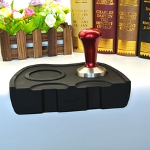 1 PC Free Shipping Espresso Coffee Tamper Silicone Rubber Tampering Corner Mat (without coffee tamper)