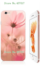 Mobile Phone Cases 2016 flower beauty Hybrid Design Plastic White Hard Case For iphone 6 6s Free Shipping