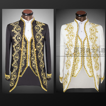 (Jacket + Pants) Suit Male Formal Dress Royal Male Suits Clothes Fashion Dresses Prom Singer Party Wear Clothing Set S-6XL