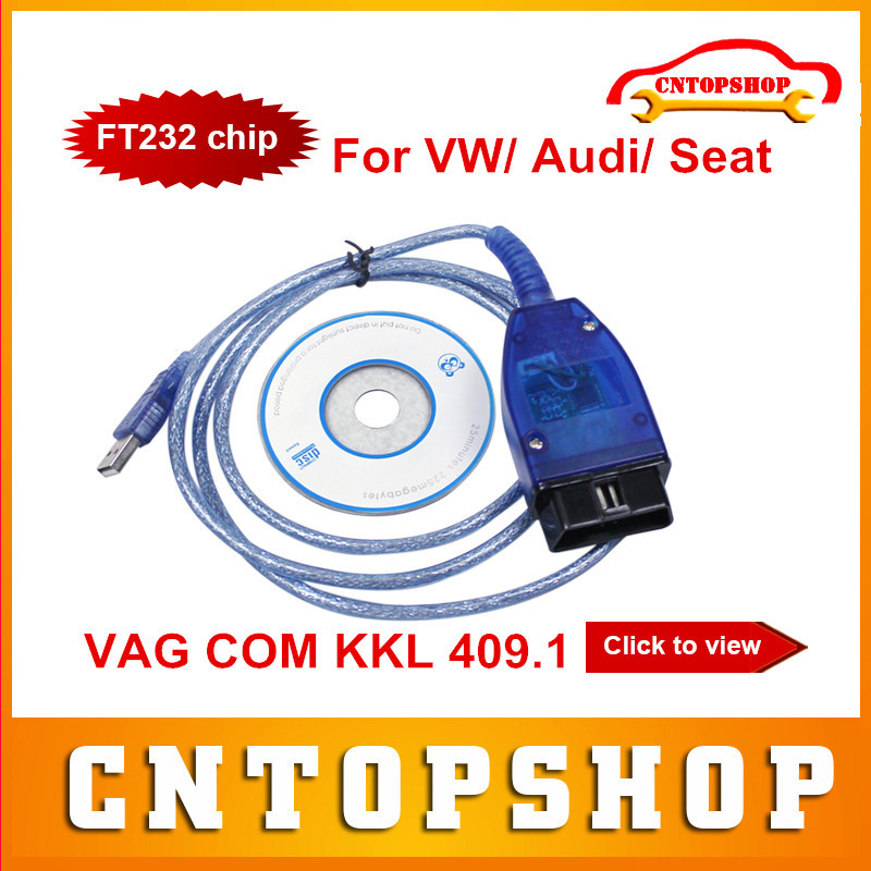     VAG COM VCDS 409.1 FTDI FT232RL  OBD2 USB   VAG-COM  409  K -   VAG 