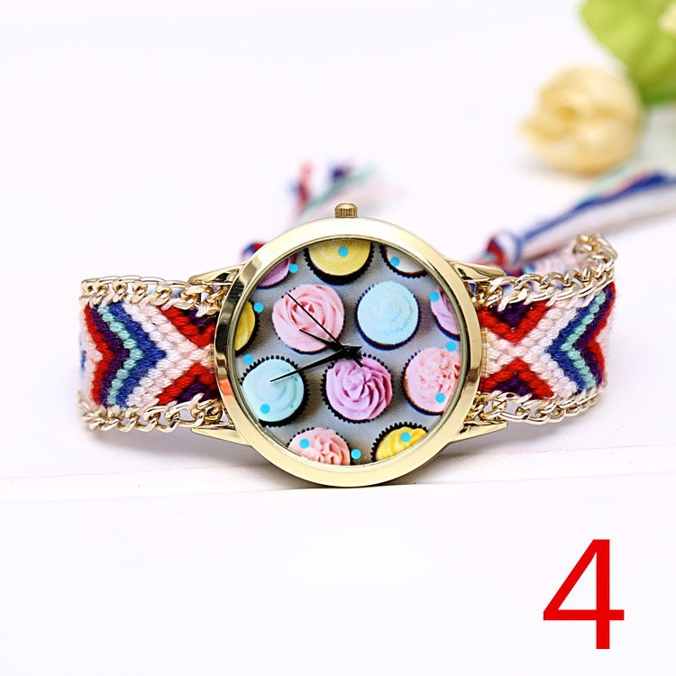 Refreshing-ice-cream-dial-wristwatch-women-Handmade-Braided-Friendship-Bracelet-Watch-New-arrival-Ladies-Quarzt-gold (3)