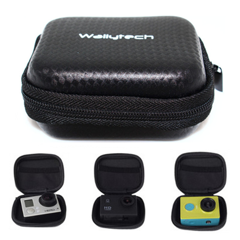 Гаджет  Waterproof Storage Camera Bag Cover Box Protective Bag for Gopro Hero 3 3+ 2 HD sj4000 Accessories Black Edition 8x6x2.5cm  None Бытовая электроника