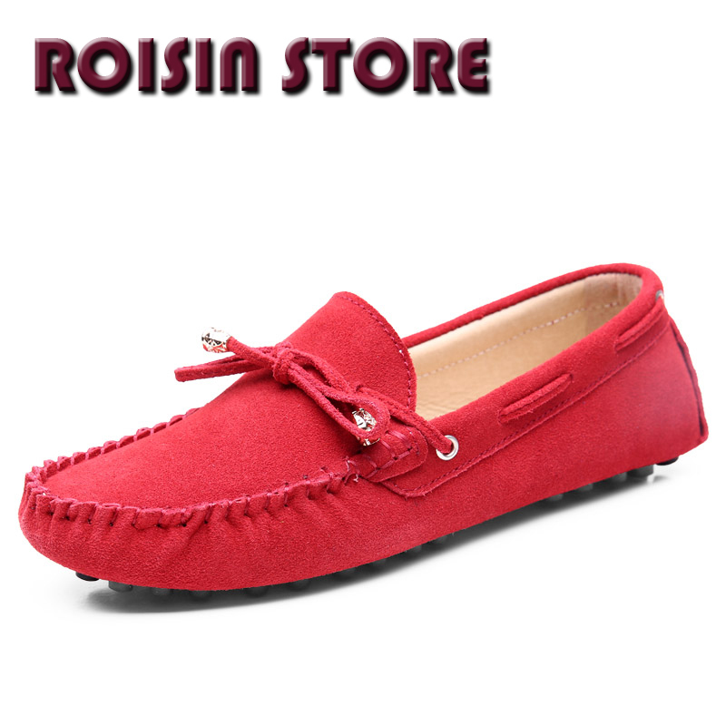 2015 New Hot Sale Women Loafers Comfort Slip On Moccasins Women Genuine Leather Flat Shoes ...