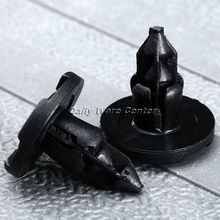 50Pcs Auto Fastener Rivet Retainer Bumper Push Type Engine Cover Fasteners Fender Car Door Trim Panel Clip 8mm for Nissan