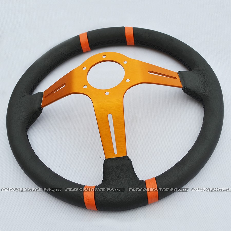 leather drifting car steering wheel universal (4)