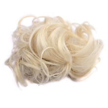 New Arrive Synthetic Hair Bun 35g Elastic Curl Hair Scrunchie Summer Hot selling Women Fake Hair