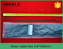 CE UL ROHS Nylon tie cable MKCT 4 8 400mm 100Pcs Bag