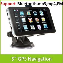 5″ Hign Sensitivity Car / Vehicle GPS Navigator Support Bluetooch Mp3 Mp4 FM External SD Card