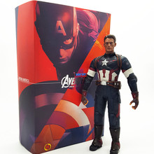 Marvel Avengers2 Assemble Captain America Civil War Super Heroes PVC 31CM Action Figure Collection Model Toys Dolls Kids Toys