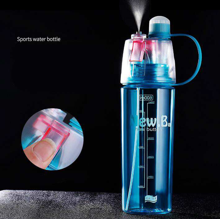 Bottle With Straw Plastic 700ml BPA Free Tritan Water Bottle Portable Sports