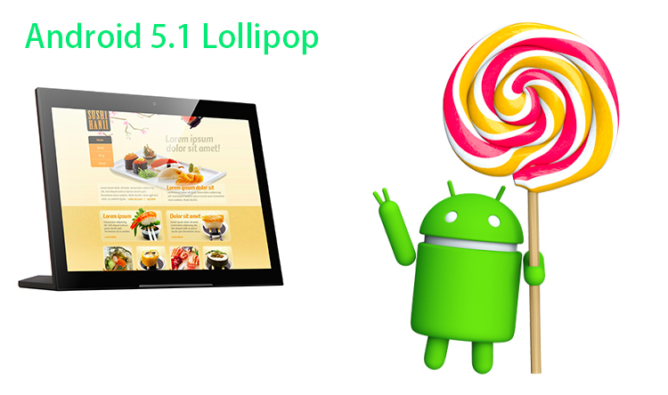 10.1 inch wifi digital frame android 5.1 lollipop