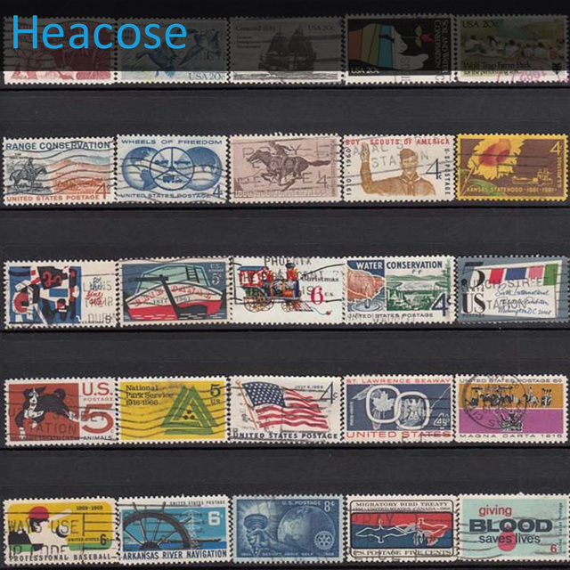 [ Бесплатная доставка ] сша классический почтовые марки с почтовым штемпелем , не повторите! Марки сборы 300 шт./упак.
