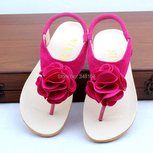 Girls Sandals Shoes For Girls Flip Flops Summer Children Shoes Floral Princess Sandalia Infantil Shoes Size