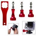 Red Aluminum Knob Bolt Nut Screw Wrench Spanner for GoPro Hero 2 3 3 4 OS161
