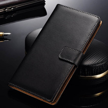 Genuine Leather Case for Nokia Lumia 820 Wallet Style Flip Stand Leather Cover with Card Holder