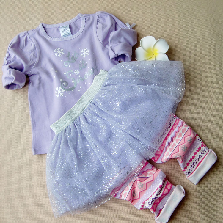 Toddler Baby Girl Clothes Suit Top Shirt Pants High Toddler Baby Girl Clothes Suit Top Shirt Pants High