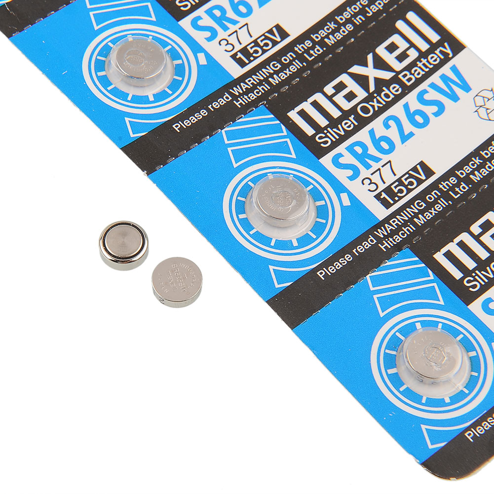 5X Lot 5pcs Maxell SR626SW 377 SR66 Silver Oxide Alkaline Battery button For Watch High Quality