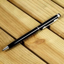 1pcs 2in1 Capacitive Touch Screen Stylus & Ball Point Pen for iPad 2 3 for iPhone 4 4S black Free / Drop Shipping