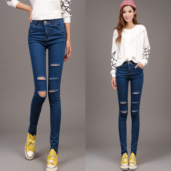 [DK Jeans] Ladies Handsome Slim Stretch Trousers W...