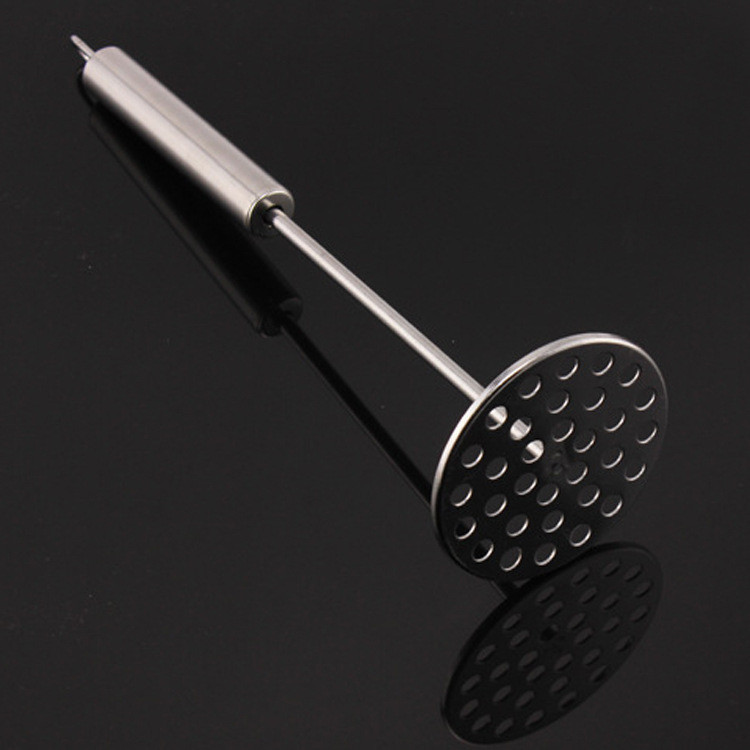 potato masher stainless steel round plate 32 holes kitchen gadget cooking tools accessories (2)