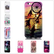For iPhone6 Plus 6s Plus 5.5″ case TPU Soft TPU Dreamy scenery owl flowers Case 3d full cover printing cell phone cases