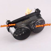 High Quality Integrated LED Rear Tail Light Turn Signal For Kawasaki ZX6R ZZR600 ZX9R 1998-2003 Smoke