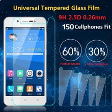 Universal 9H Premium Real Tempered Glass Screen Protector Shatter Proof Protective Film For LG UMI Philips Vodafone Alcatel Case