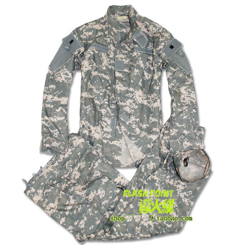 Army fans field suits overalls suit training uniform camouflage ACU digital camouflage combat military uniform XS-XXL