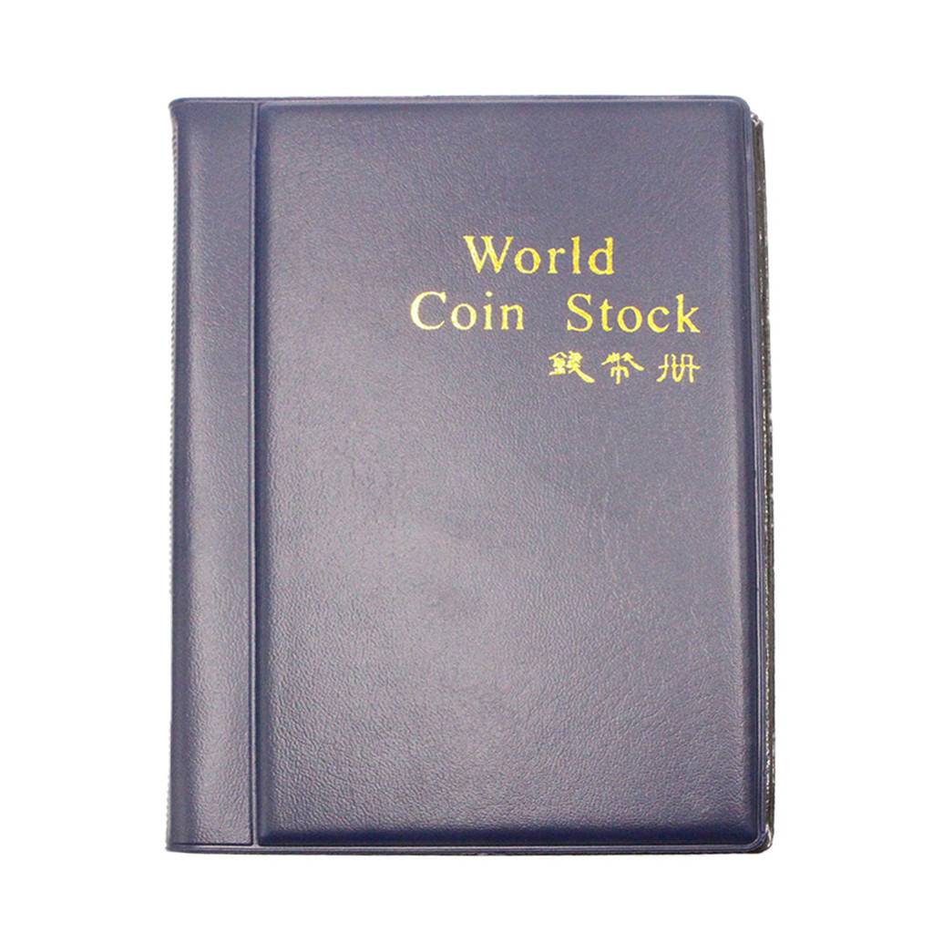 Small Coin Album Books 10 Pages 120 Pockets Coin Collection Holder Book