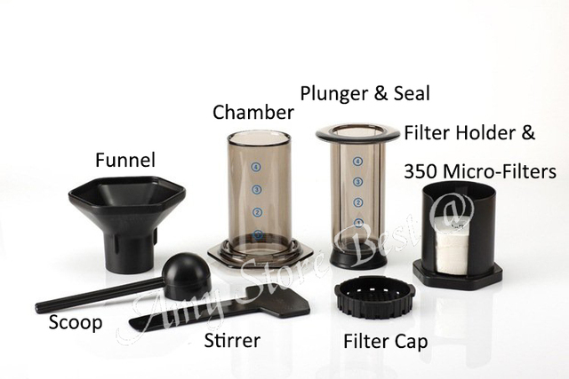 Free Shipping DIY French Press Coffee Maker Similar Aeropress Coffee Maker Espresso Maker with ...