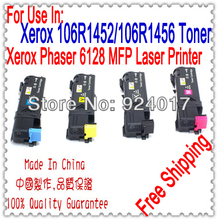 Color Toner For Fuji Xerox Phaser 6128 MFP Laser Printer,106R1452/106R1456 Toner Use For Xreox 6128 Toner,Free Shipping