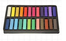 Фабрика сразу оптовая продажа 24 цвета / комплект мода волос мел Dye пастель временная пастель расширение краска для волос мел Hot мелки