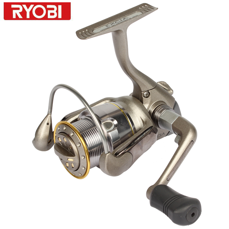 Wholesale 100% Original  RYOBI EXCIA Spinning Fishing Reel 1000 2000 3000 4000 Series With Elegant Spool and Thick bait Arm
